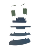 4S-028-FDSO 00 Gauge Spares D1 Class - Olive Parts For Tender Body