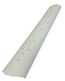 4P-004-RLBW 00 Gauge Spares Autocoach - White Roof Red Lined Ends With Light Bar & Blanking Plug