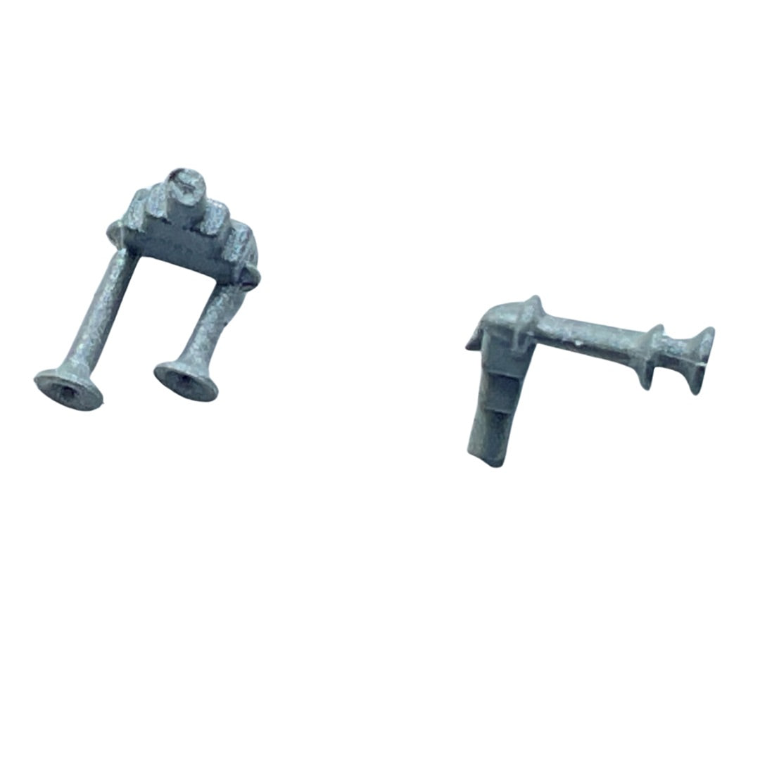 4D-006-HORNS4 00 gauge spares Class 73 - med grey horns pair-R