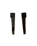 4S-517-GI2 00 Gauge 517 Spares - Guard Irons 2 (Pair) - Black & Red Lined