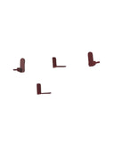 4P-004-CLSCC 00 Gauge Spares Autocoach - Complete Lamp Iron Set (4) - 005 Carmine & Cream