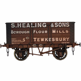 7F-072-007W O Gauge 7 Plank 9' W/B 2 Door S Healing No. 5 Weathered