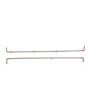 4S-517-FPR 00 Gauge 517 Spares - Footplate Piping Red (Pairs L&R)