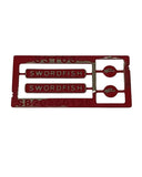 2D-001-NP3 N Gauge Spares Class 33 - Nameplates,crests etch 33103 Swordfish -R