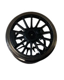 7S-007-WGK 0 Gauge Spares 57XX - Wheelset Geared Black - R