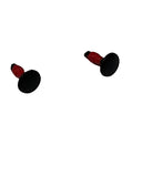 2D-001-BUFR N Gauge Spares Class 33 -Round Oleo Buffer Red shank Pair-R