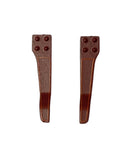 4S-517-GI1 00 Gauge 517 Spares - Guard Irons (Pair) - Red & Lined