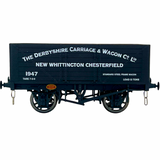 7F-080-022 O Gauge 8 Plank Derbyshire Carriage & Wagon Works 1947