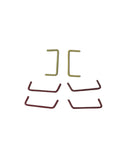 4P-004-ERSCC 00 Gauge Spares Autocoach - Complete End Rail Set - 005 Carmine & Cream