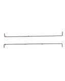 4S-517-FPB 00 Gauge 517 Spares - Footplate Piping Brown (Pairs L&R)