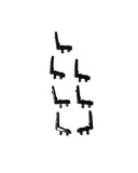 7S-006-FLI 0 Gauge Spares 14xx - Front Lamp Irons