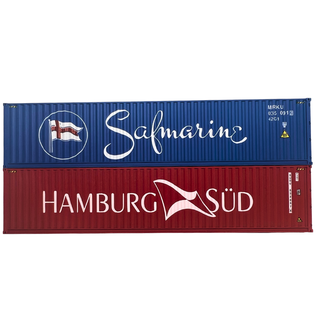 4F-028-174 OO Gauge 40Ft' Container Hamburg 533057 6/ Safmarine 035091 2