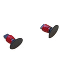 2D-012-BUFR N gauge spares class 22 - pair buffers red housing - R