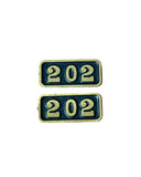 4S-517-CNP1 00 Gauge 517 Spares - Cab Number Plate 1, 202 (Pair)