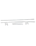 4S-028-HRSG 00 Gauge Spares D1 Class - Loco Handrails Grey-R