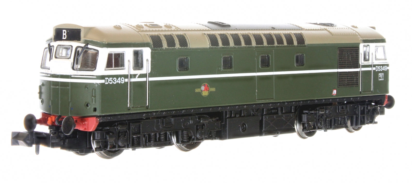 2D-013-002 N Gauge Class 27 D5349 BR Green