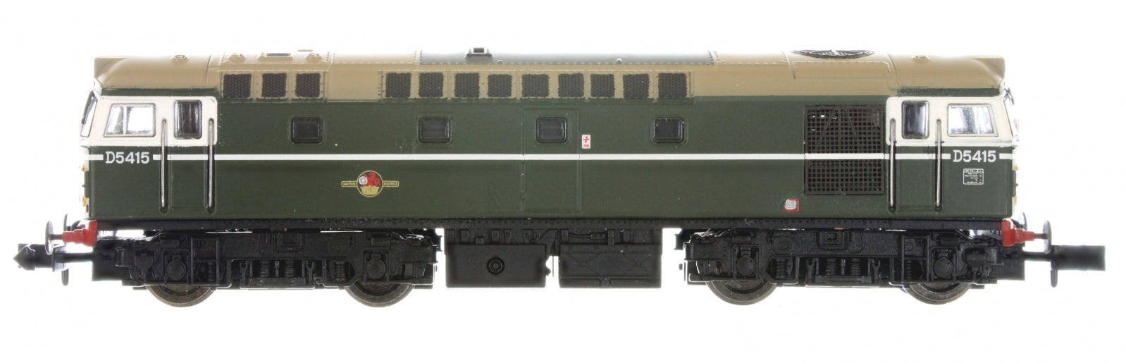2D-013-003D N Gauge Class 27 D5415 BR Green SYP DCC Fitted