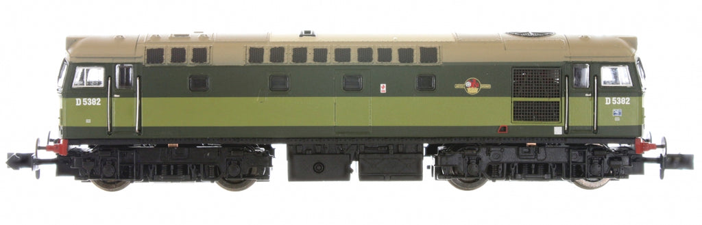 2D-013-004D N Gauge Class 27 D5382 BR Two Tone Green SYP DCC Fitted