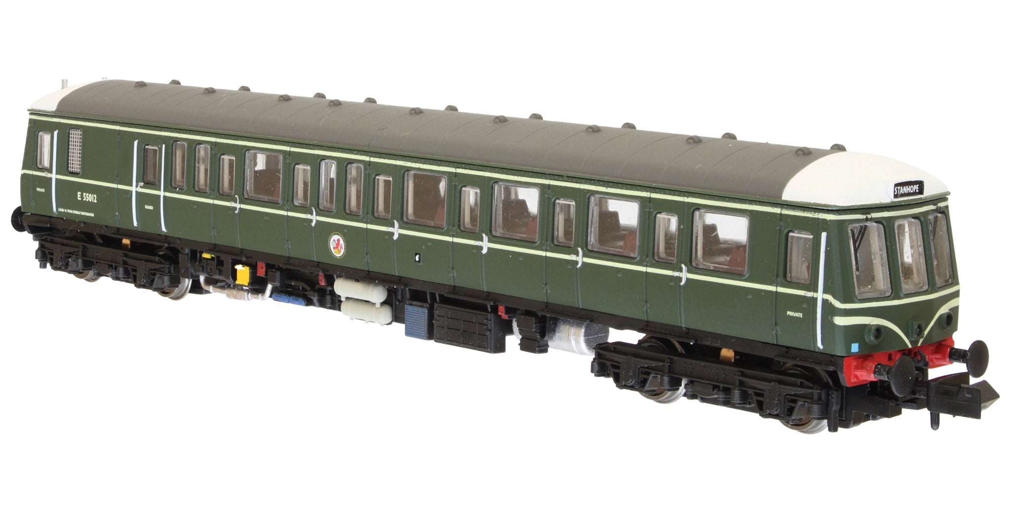 2D-015-004 N Gauge Class 122 E55012 BR Green with Whiskers (Preserved)