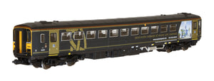 2D-020-003D N Gauge Class 153 153302 Wessex Trains Black/Gold DCC Fitted