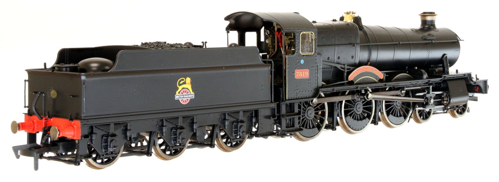 4S-001-005D OO Hinton Manor 7819 in BR Black Large E/Crest DCC