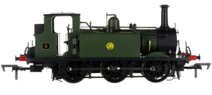 4S-010-010S OO Gauge Terrier A1X No 6 GWR Green DCC & Sound Fitted
