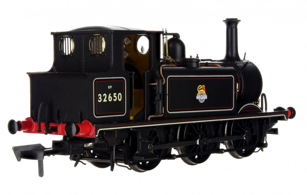 4S-010-012D OO Gauge Terrier A1X 32650 B R Lined Black E/Crest Ex I of W DCC Fitted