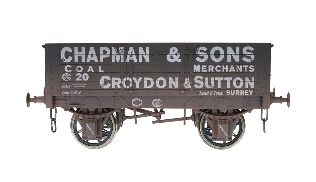 7F-052-006W 5 Plank 9 Ft Chapman and Sons 20 Weathered