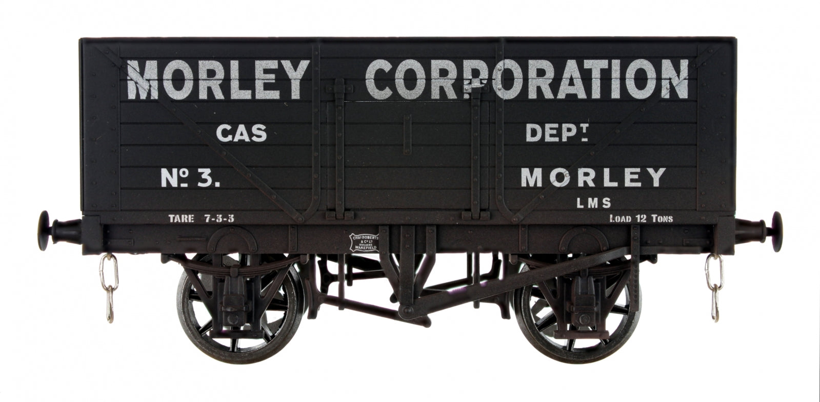 7F-080-032W O Gauge 8 Plank Morley Corp No 3 Weathered
