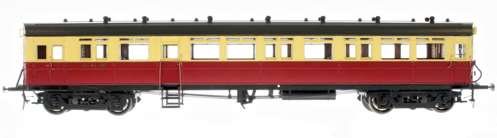 Auto Coach 7P-004-013 O Gauge Autocoach BR Crimson & Cream 41– Dapol