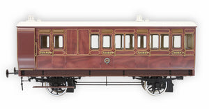 7P-020-Club 3 O Gauge Stroudley 4 Wheel Coach Trilogy DCC Light Bar Fitted