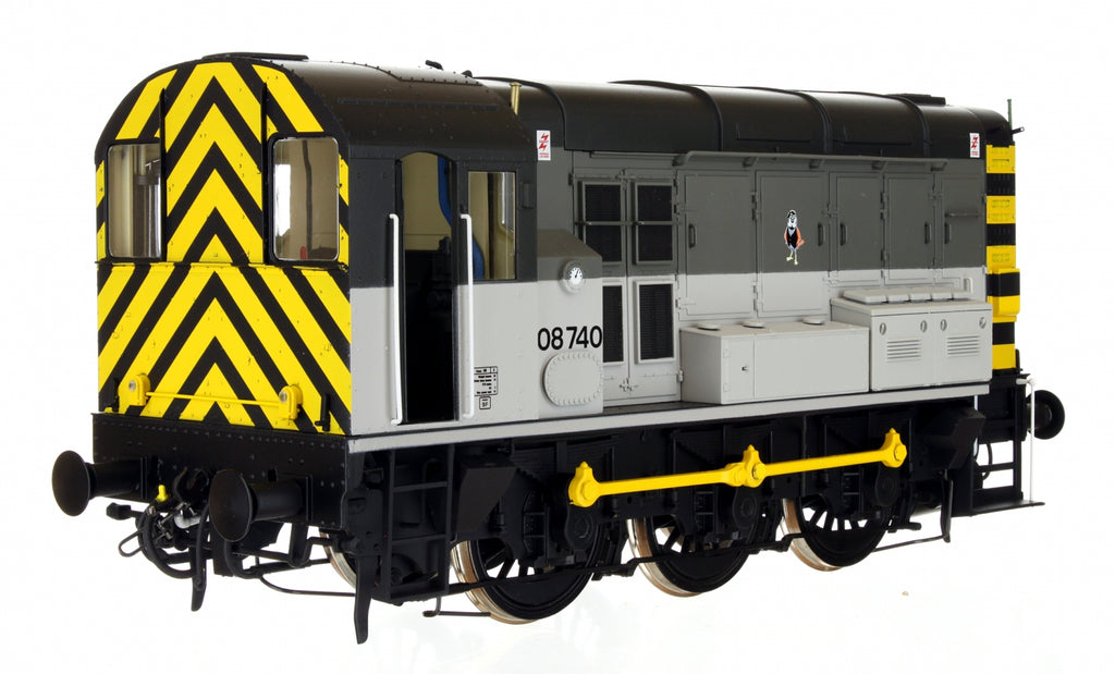 7D-008-015 O Gauge Class 08 Railfreight Triple Grey 08740